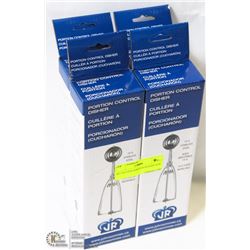 SET OF FOUR PORTION SCOOPS NEW