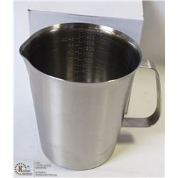 NEW 1500ML STAINLESS STEEL GRADUATED MEASURE