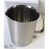 Image 1 : NEW 1500ML STAINLESS STEEL GRADUATED MEASURE