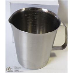 NEW 1500ML STAINLESS STEEL GRADUATED MEASURE
