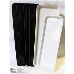 ASSORTED MEAT DISPLAY TRAYS - LOT OF 6 NEW