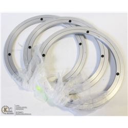 12" ALUMINUM LAZY SUSANS - LOT OF 3 - NEW