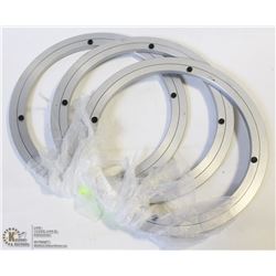 12" ALUMINUM LAZY SUSANS - LOT OF 3 - NEW