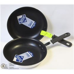 8" COATED ALUMINUM FRY PANS - LOT OF 2 - NEW