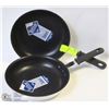 Image 1 : 8" COATED ALUMINUM FRY PANS - LOT OF 2 - NEW