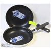 Image 1 : 8" COATED ALUMINUM FRY PANS - LOT OF 2 - NEW