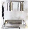 Image 1 : NEW UNIWORLD TWO BULB WARMER WITH STAINLESS TRAY