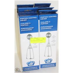 ON CHOICE: SET OF SIX PORTION SCOOPS