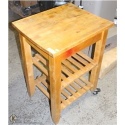 ROLLING BUTCHER BLOCK
