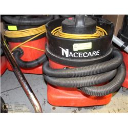 LOT OF 2 NACECARE COMMERCIAL VACS WORKING