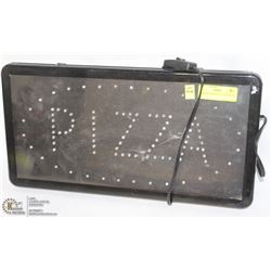 LED PIZZA SIGN 19" X 10" DAMAGED