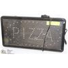 Image 1 : LED PIZZA SIGN 19" X 10" DAMAGED