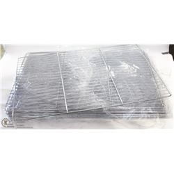 STAINLESS WIRE GRATES 15-3/4" X 24-3/4" - LOT OF