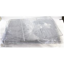 STAINLESS WIRE GRATES 15-3/4" X 24-3/4" - LOT OF