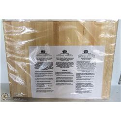 HARD CANADIAN MAPLE CARVING BOARD NEW