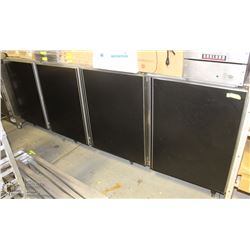 4 DOOR STAINLESS TOP BACK BAR COOLER
