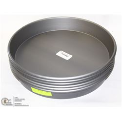 ON CHOICE: NEW ROUND DEEP DISH PANS - LOT OF 6