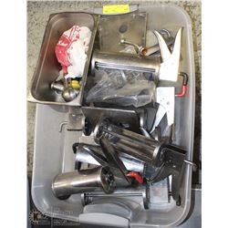 BIN OF CONDIMENT GUN STYLE DISPENSERS