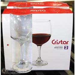 ON CHOICE: 4 X 20.5 OZ GRAN VINO WINE GLASSES