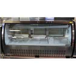 ON CHOICE: NEW 72" CURVED GLASS DELI COOLER