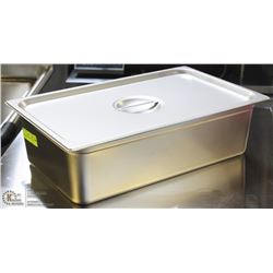 ON CHOICE: ME#9) STAINLESS STEEL FOOD PAN FULL