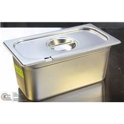 ON CHOICE: ME#7) STAINLESS STEEL FOOD PAN 1/3 SIZE