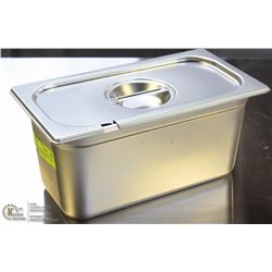 ON CHOICE: ME#7) STAINLESS STEEL FOOD PAN 1/3 SIZE