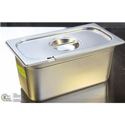 ON CHOICE: ME#7) STAINLESS STEEL FOOD PAN 1/3 SIZE