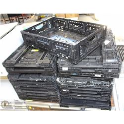 LOT OF 20 COLLAPSIBLE BINS