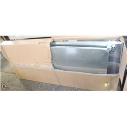 ME#3) 30"X72" S/S EQUIPMENT STAND WITH GALVANIZED