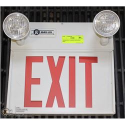 EMERGENCY LIGHTS WITH EXIT SIGN