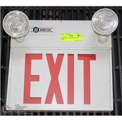 EMERGENCY LIGHTS WITH EXIT SIGN