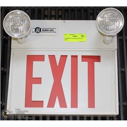 EMERGENCY LIGHTS WITH EXIT SIGN