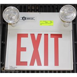 EMERGENCY LIGHTS WITH EXIT SIGN