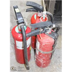 LOT OF 3 A,B,C 5LB FIRE EXTINGUISHERS