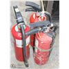Image 1 : LOT OF 3 A,B,C 5LB FIRE EXTINGUISHERS