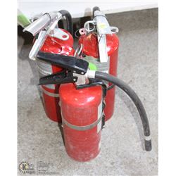 LOT OF 3 A,B,C 5LB FIRE EXTINGUISHERS