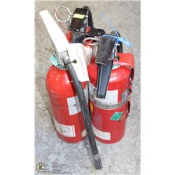LOT OF 3 A,B,C 5LB FIRE EXTINGUISHERS