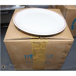 CASE OF NEW ROUND PLATES