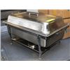 Image 1 : 8 QT STAINLESS STEEL CHAFER DISH WITH 2 1/2 SIZE