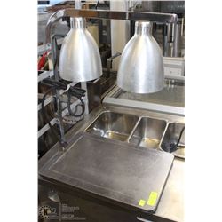 DOUBLE KRISPY KEEP DOUBLE HEAT LAMP