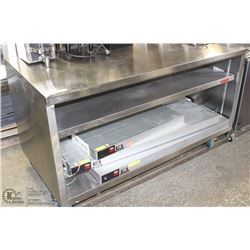 60" STAINLESS STEEL WORK TABLE