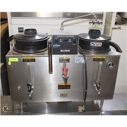 BUNN DUAL COMMERCIAL COFFEE MAKER WITH HOT WATER