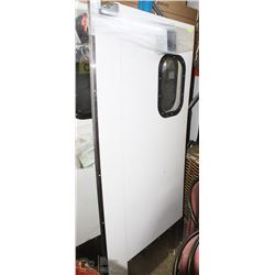 FIBERGLASS SWING DOOR/ W WINDOW 35.5"X77"
