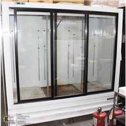 GENERAL TRIPLE SLIDING GLASS DOOR COOLER