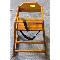 ON CHOICE:NEW WOODEN HIGH CHAIRS JOHNSON-ROSE 4506