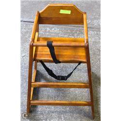 ON CHOICE:NEW WOODEN HIGH CHAIRS JOHNSON-ROSE 4506