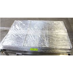 ON CHOICE: 8 STAINLESS WIRE GRATES 15-3/4"X24-3/4"
