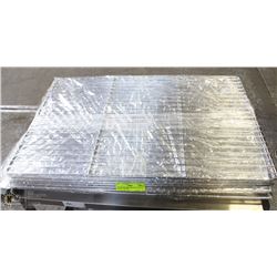 ON CHOICE: 8 STAINLESS WIRE GRATES 15-3/4"X24-3/4"