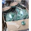 PALLET OF 40 GREEN GLOBE LIGHTS